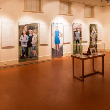 Image: Gallery with large photos of people